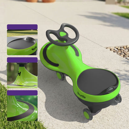 Wiggle Car Ride On Toy for Kids with No Pedals or Batteries 69cm in Green