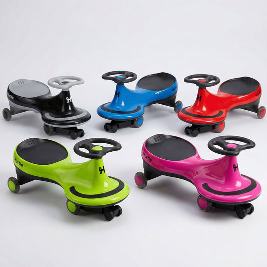 Wiggle-Rutschauto für Kinder ohne Pedale oder Batterien, 69 cm, Grün