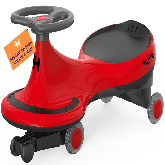 Wiggle-Rutschauto für Kinder ohne Pedale oder Batterien, 69 cm, Rot